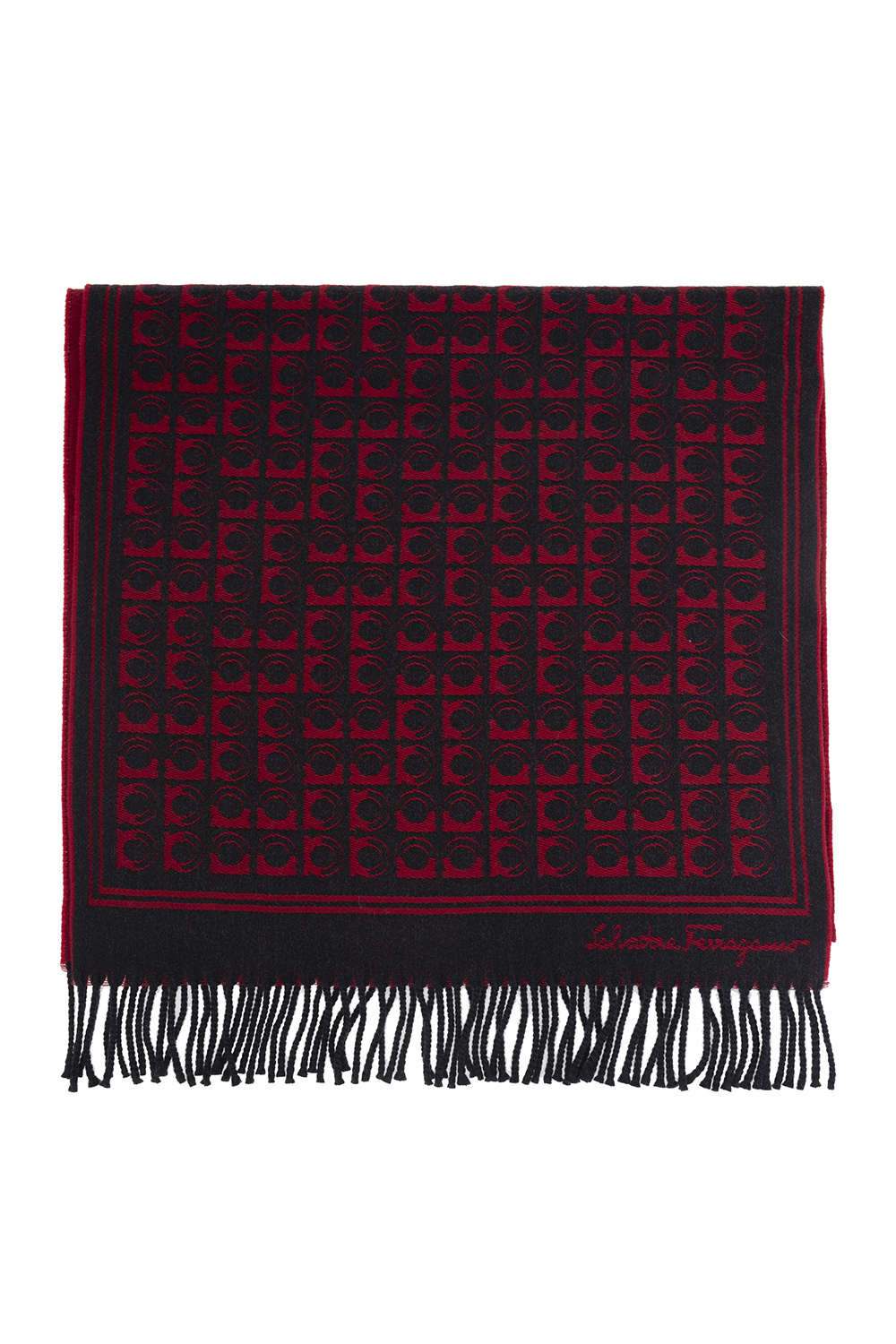 ferragamo wool scarf